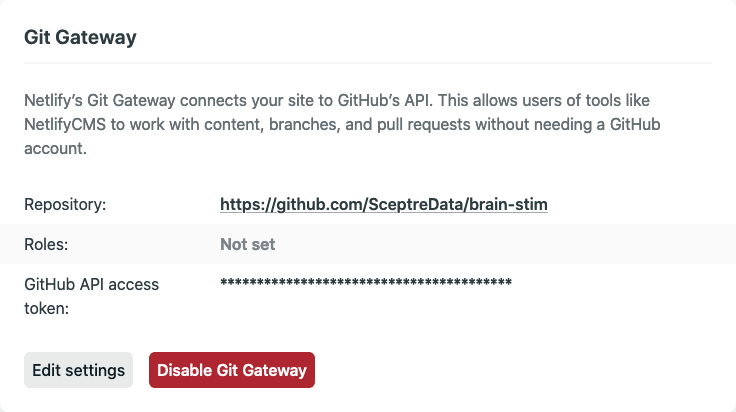 Git Gateway